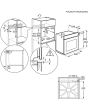 AEG BEX33501EM 59.4cm Built-In Electric Oven Steel