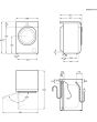 AEG LFR61842B 8kg 1400 Spin Washing Machine - White