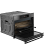 ASKO OCM64BSH 45cm Built-In Oven Microwave Black Steel