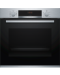 Bosch HBS534BS0B 59.4cm Built In Electric Single Oven with 3D Hot Air - Stainless Steel