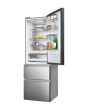 Haier HTW5618EWMG 60/40 Silver Fridge Freezer