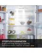 Haier HTW5618EWMG 60/40 Silver Fridge Freezer