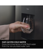 Haier HTW5618EWMG 60/40 Silver Fridge Freezer