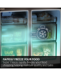 Haier HTW5618EWMG 60/40 Silver Fridge Freezer