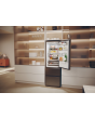 Haier HTW5618EWMP 59.5cm 3D Fridge Freezer - Dark Inox