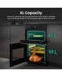 Hisense HDCEC5C10B Double Oven Electric Cooker 50cm Black