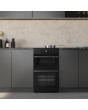 Hisense HDCEC5C10B Double Oven Electric Cooker 50cm Black