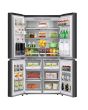Hisense RQ758N4SWFE PureFlat Smart Fridge Freezer - Black Stainless Steel