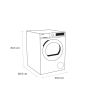 Sensis TDHF019A2W 9kg Heat Pump Tumble Dryer - White