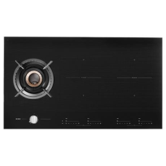 ASKO HIG1995AB 93cm Induction Hob - Black Glass