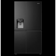 Hisense RS818N4IFE 91cm  American Fridge Freezer - Black Stainless Steel