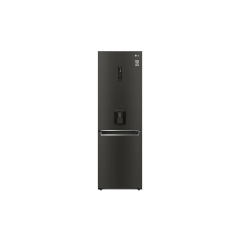 LG GBF61BLHEN 59.5cm 70/30 Total No Frost Fridge Freezer - Black Steel