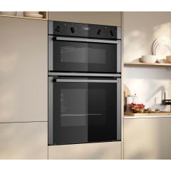 Neff U1ACE2AN3B 59.4cm Built In Electric Double Oven - Stainless Steel