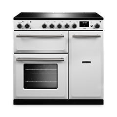 Rangemaster AURA90EIP 90cm White Induction Cooker
