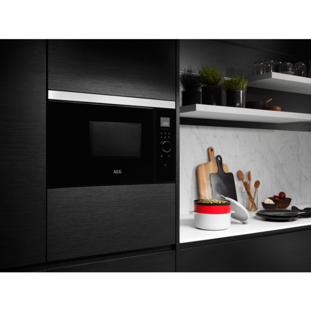 AEG MBB1756SEM 16.8 Litres Built in Microwave - Black