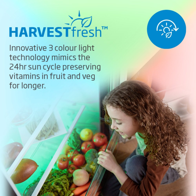 Beko CFP3691VW 60cm 50/50 HarvestFresh Frost Free Fridge Freezer - White