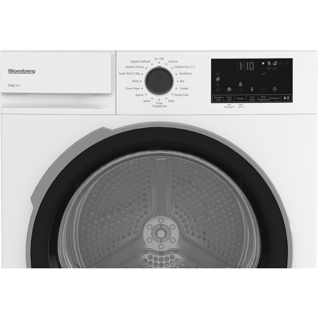 Blomberg LTA18320W  8kg Heat Pump Tumble Dryer - White