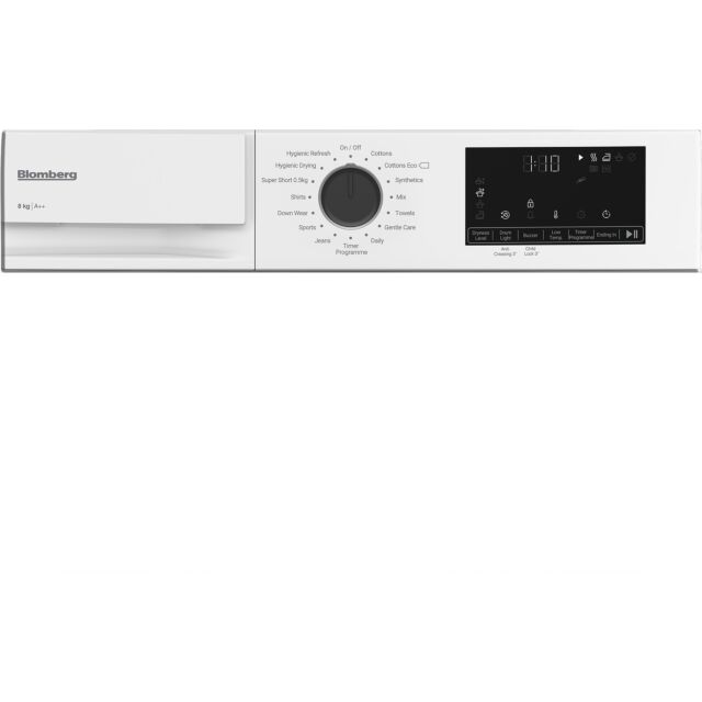 Blomberg LTA18320W  8kg Heat Pump Tumble Dryer - White