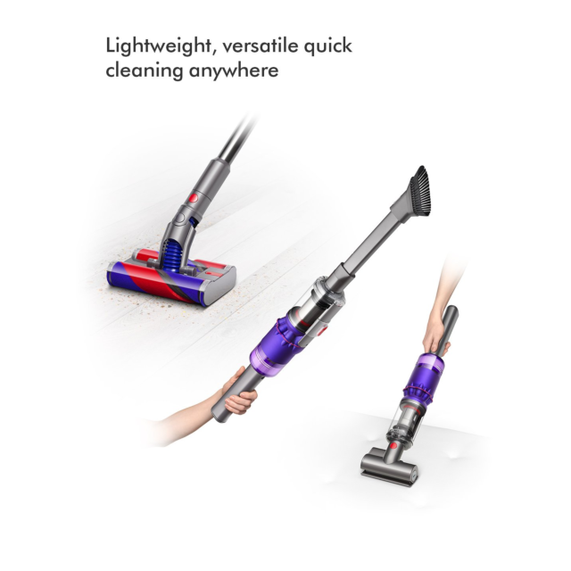 Dyson OMNIGLIDENEW Stick Vacuum Cleaner - 20 Minutes Run Time - Purple