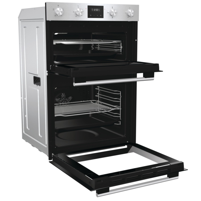 Hisense BID95211XUK 59.4cm Built In Electric Double Oven - Stainless Steel