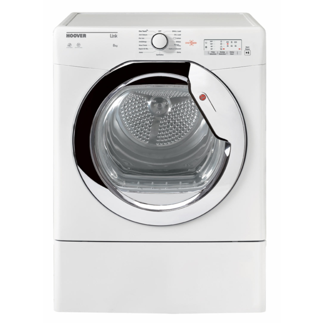 Hoover HLV8LCG 8Kg Vented Tumble Dryer - White