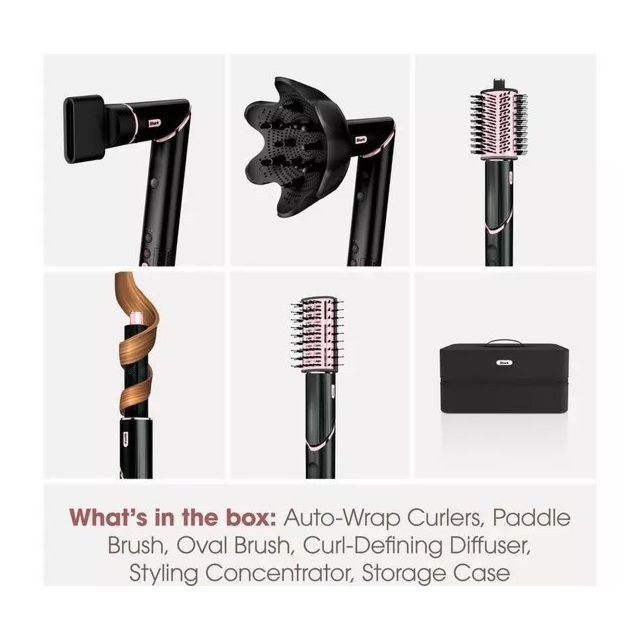 Shark HD440UK FlexStyle 5-in-1 Air Styler & Hair Dryer with Storage Case – Black