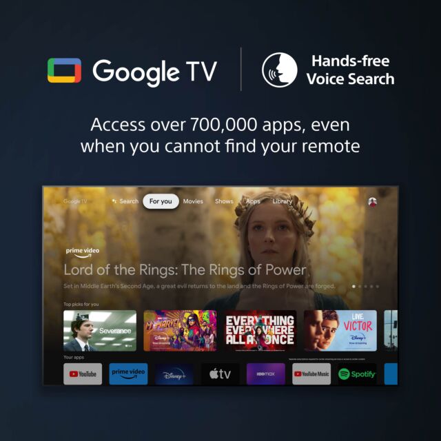 Sony KD65X85LU Sony 65inch X85L Full Array LED 4K HDR Google TV