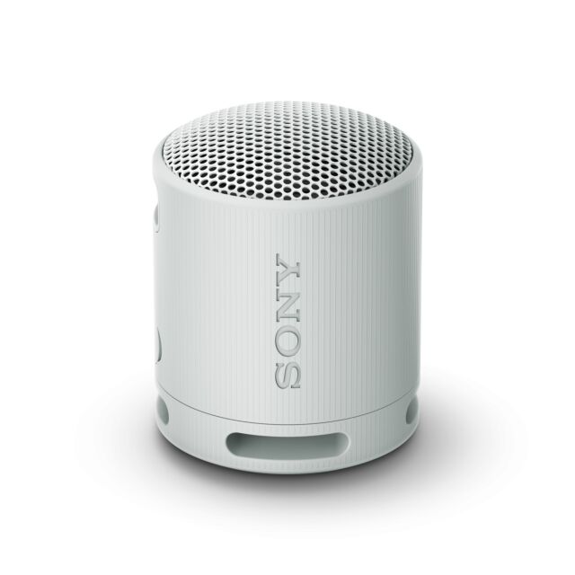 Sony SRSXB100H_CE7 Compact Bluetooth Wireless Speaker - Light Grey