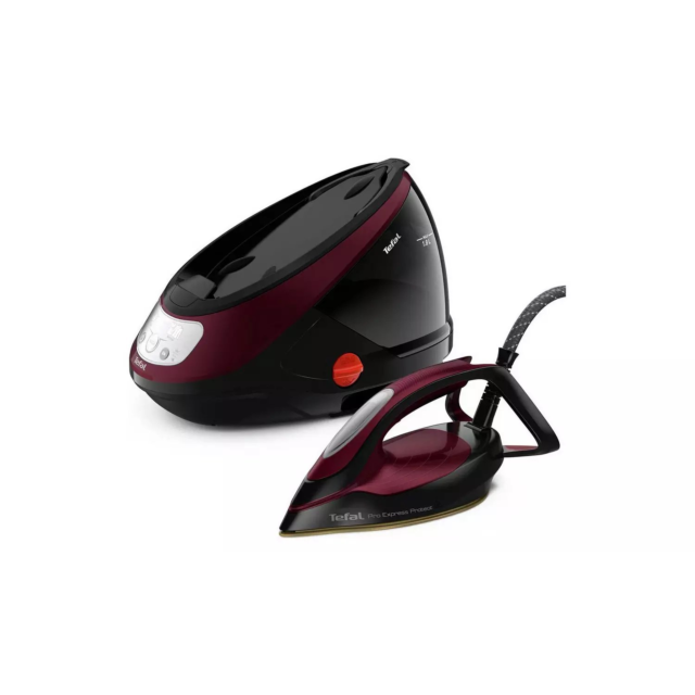 Tefal GV9230G0 Pro Express Protect High Pressure Steam Generator - Black & Burgundy