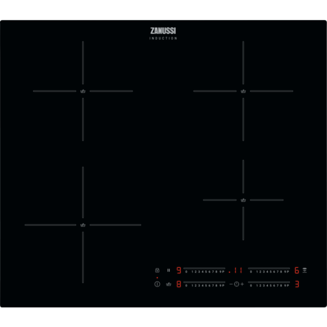 Zanussi ZIAN644K 59cm Induction Hob - Black