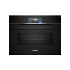 Siemens CM778GNB1B 60cm Built In Compact Oven with Microwave Function - Black